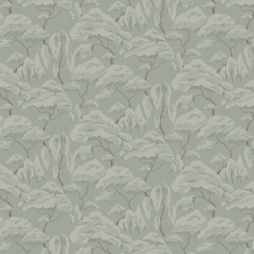 Kristoffer Wallpaper - Sage Green - by Sandberg