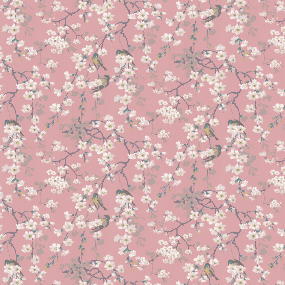 Massingberd Blossom Wallpaper - Oriental - by Little Greene