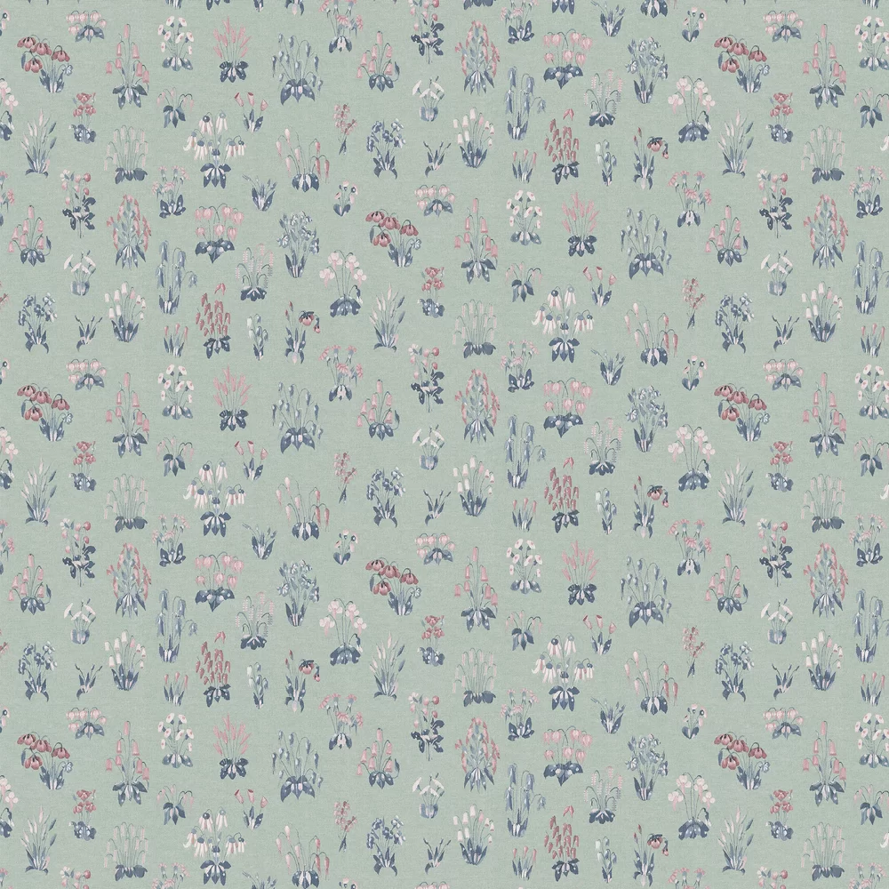 Little Greene Wallpaper Millefleur 0260MFCHAMB