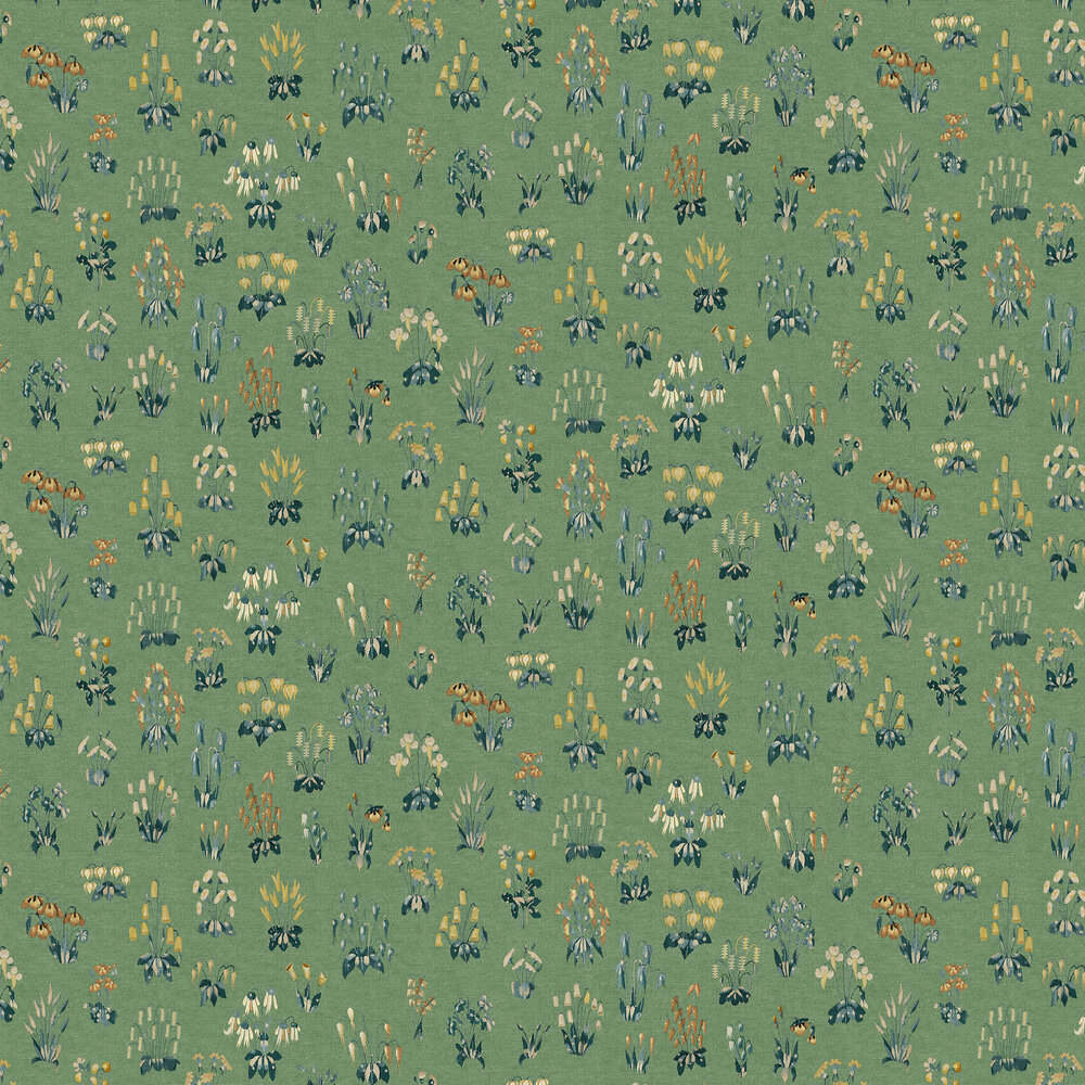 Millefleur Wallpaper - Garden - by Little Greene