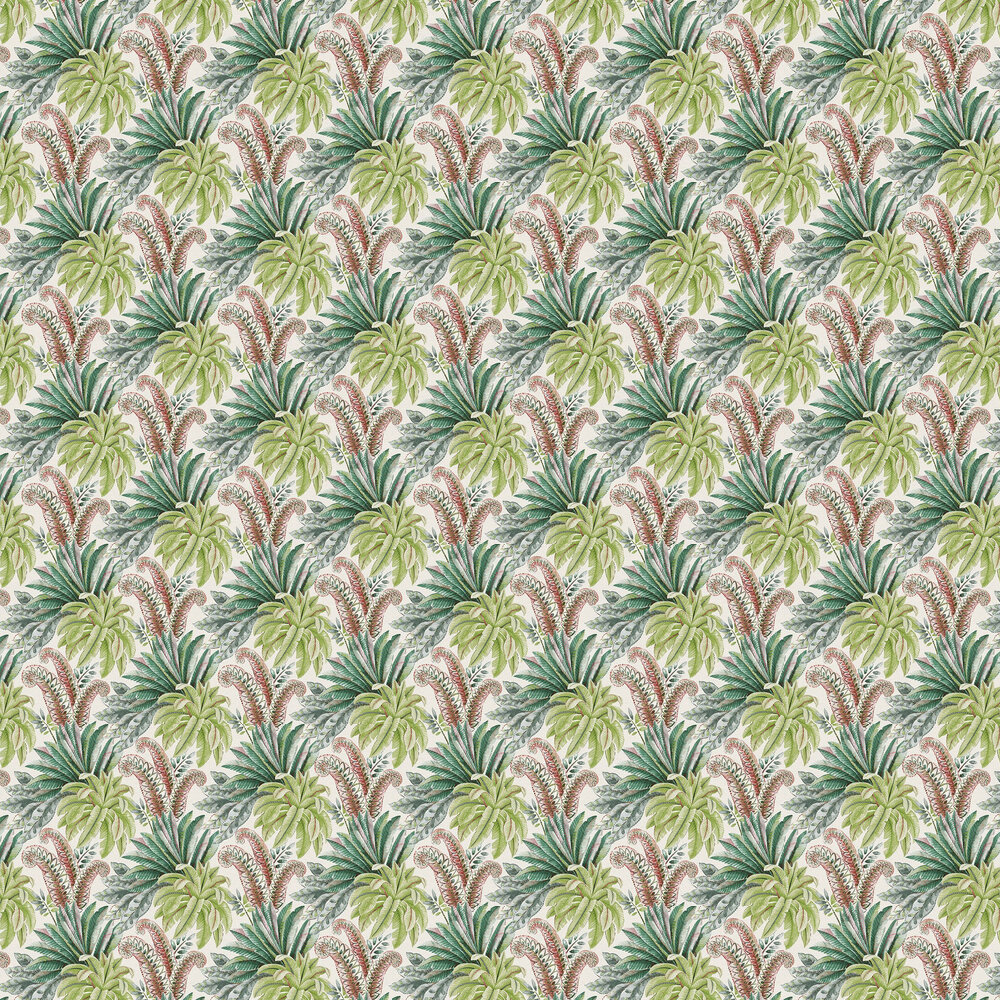 Paloma Wallpaper - Apple Green - by Osborne & Little
