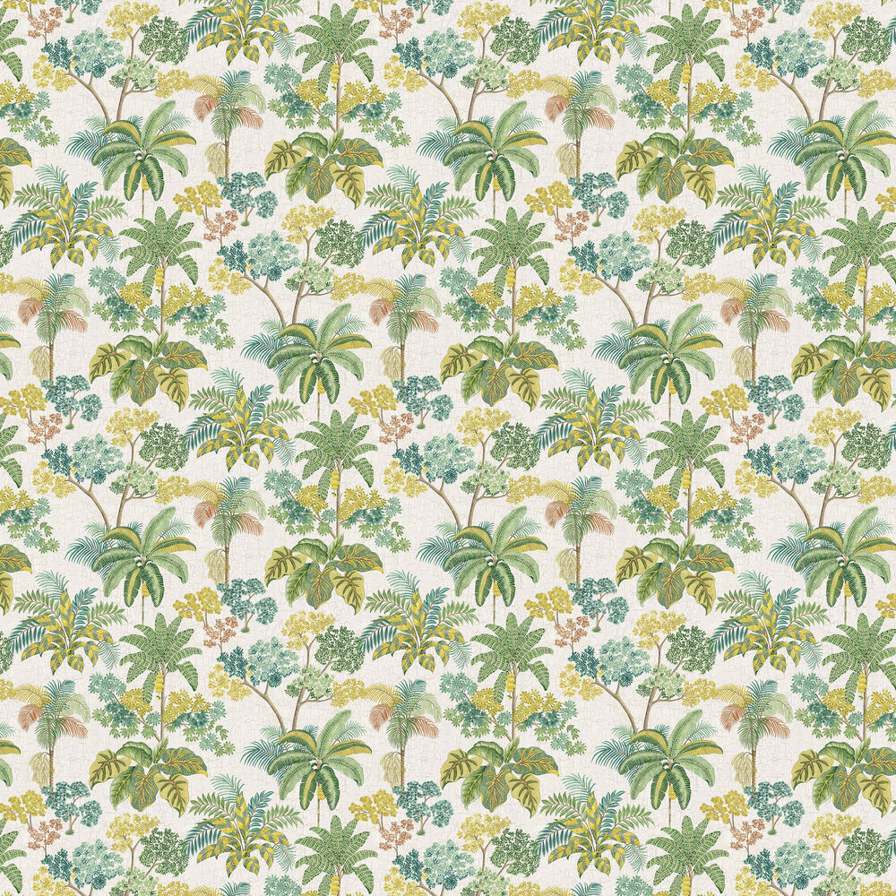 Malabar Wallpaper - Apple Green - by Osborne & Little