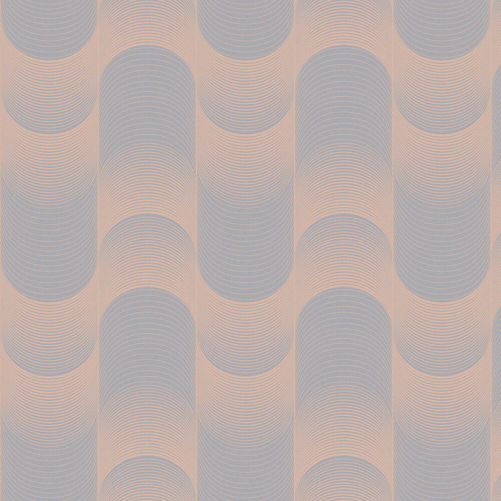 Eclipse Wallpaper - Grey / Rose Gold - by Graham & Brown