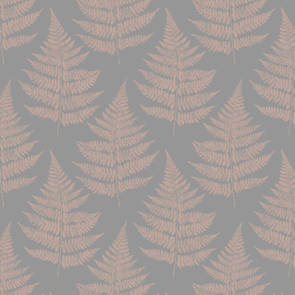 Royal Fern Wallpaper - Dove - by Graham & Brown