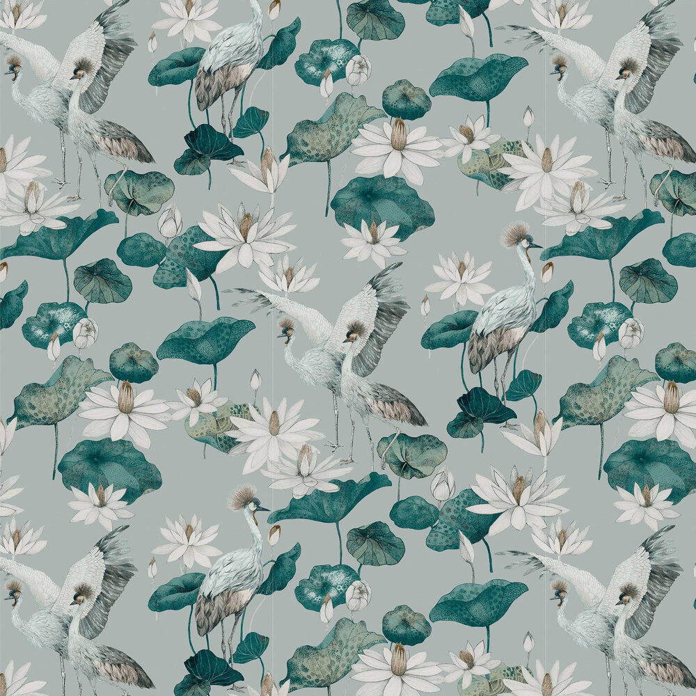 Teien Wallpaper - Sea Green - by Graham & Brown