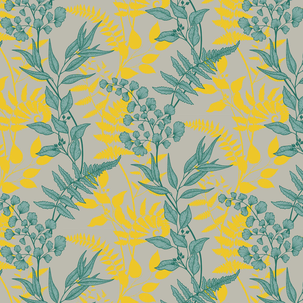 Fiore Wallpaper - Linen - by Graham & Brown
