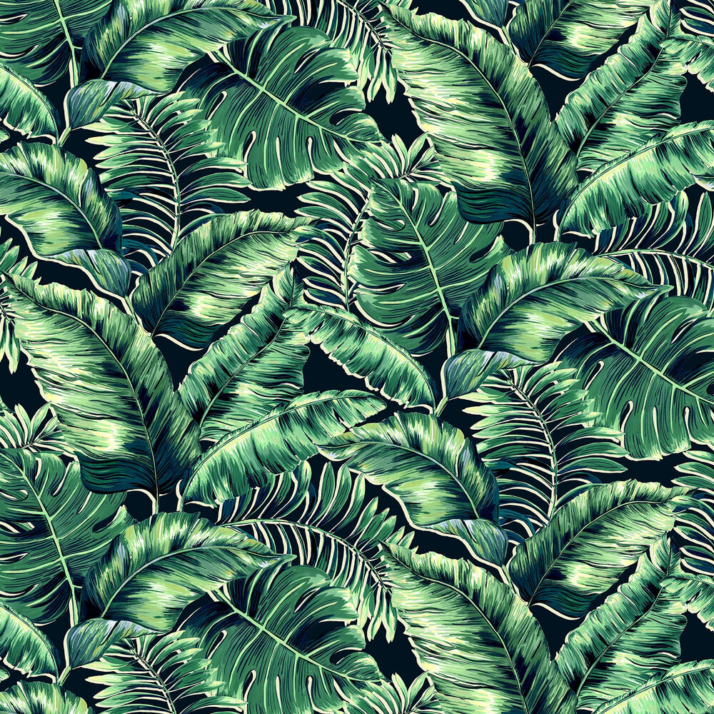 Banana Leaves Max Wallpaper - Leaf Green - by Brand McKenzie