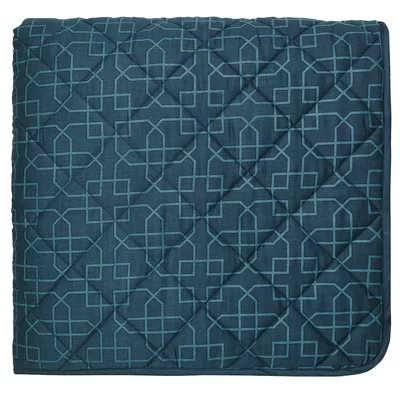 Sanderson Throw Tulipomania Quilted Throw QTBTULIZINK