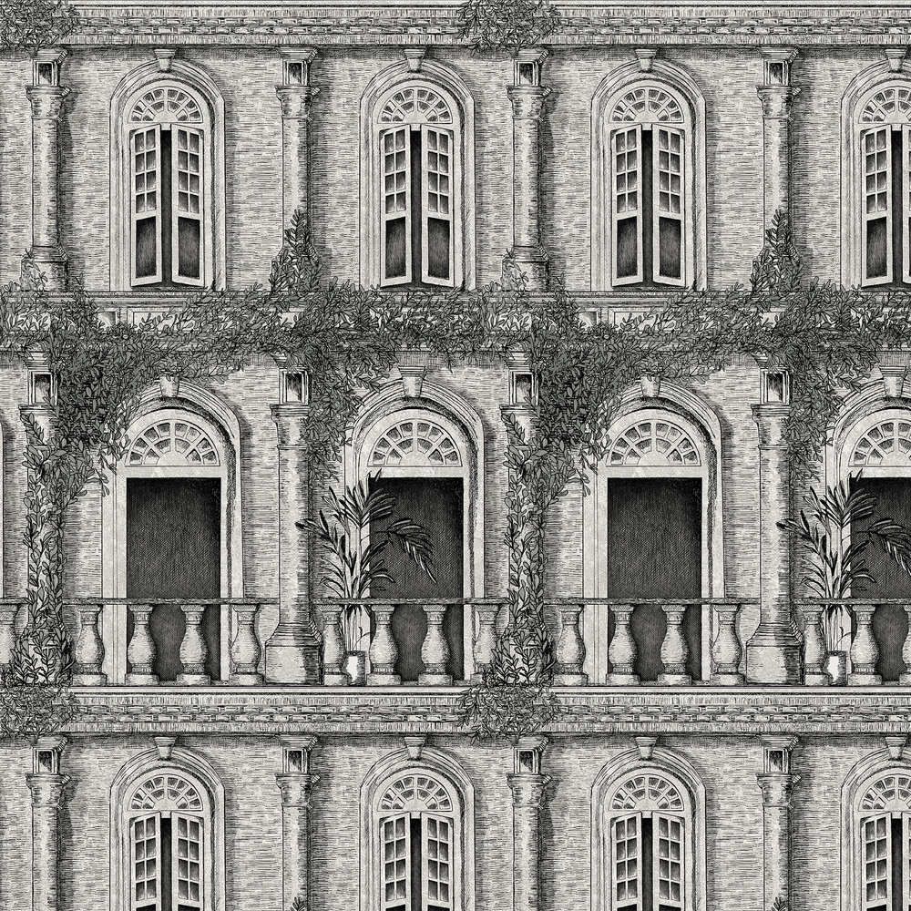 The Architecture Wallpaper - Architecture Grey - by Brand McKenzie