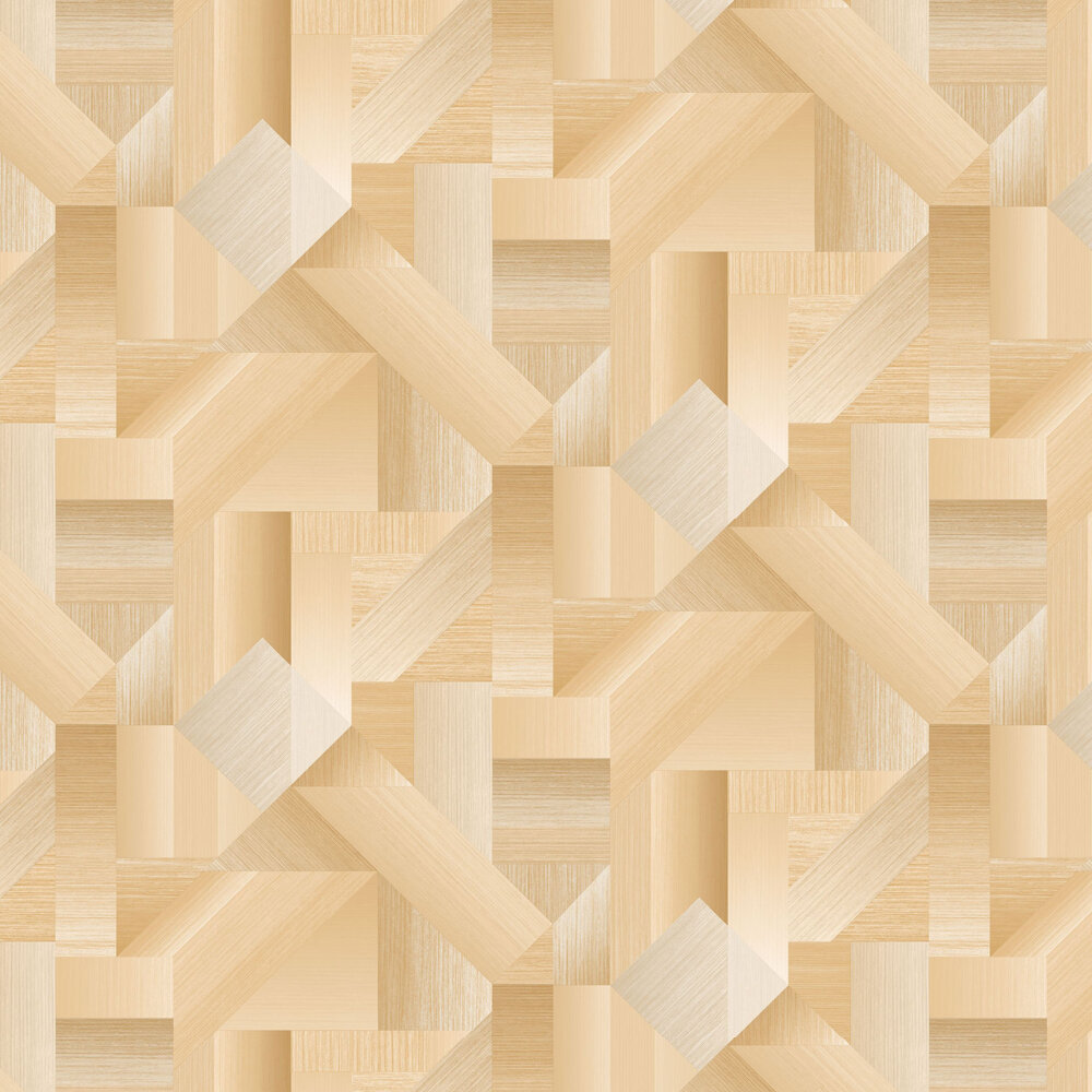 Shape Shifter Wallpaper - Gold - by Galerie