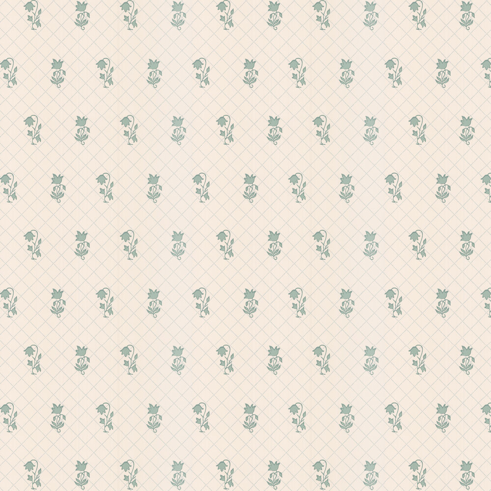 Berkleley Sprig Wallpaper - Forest Green - by Colefax and Fowler