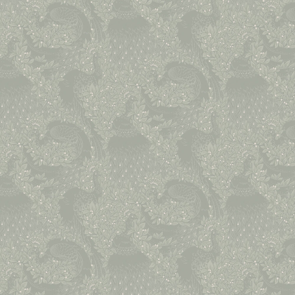Evelina Wallpaper - Sage Green - by Sandberg