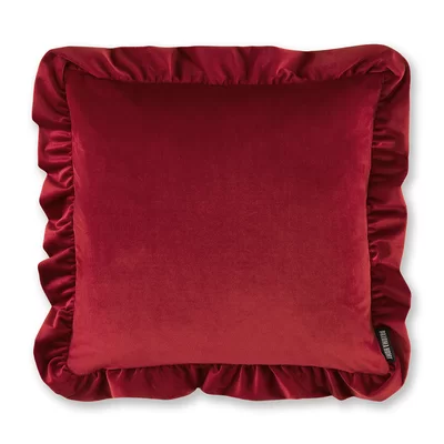 Paloma Home Cushion Ruffle Cushion RUF/RED/04545CC