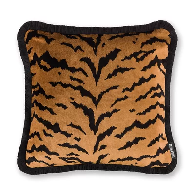 Paloma Home Cushion Luxe Velvet Tiger Cushion LVT/GOL/04343TR