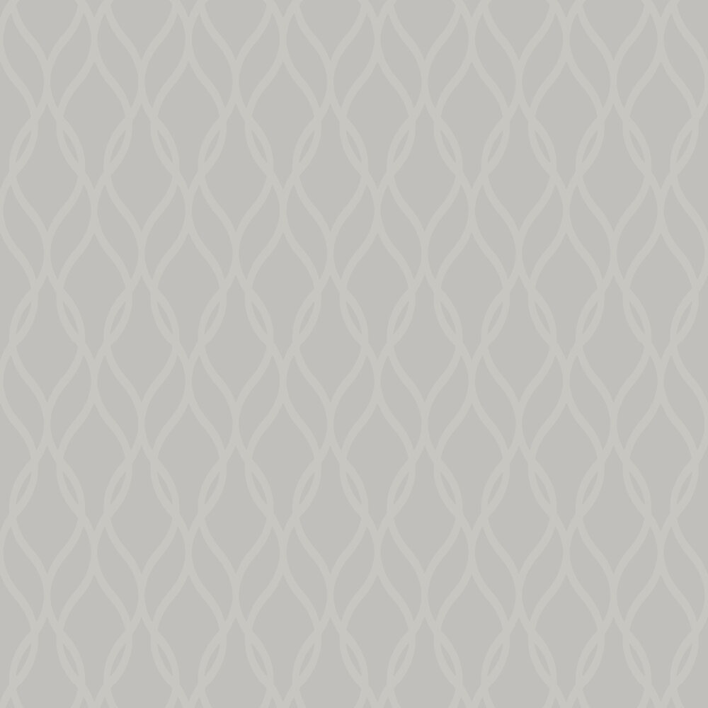 Sequin Trellis Wallpaper - Grey / Silver - by Arthouse