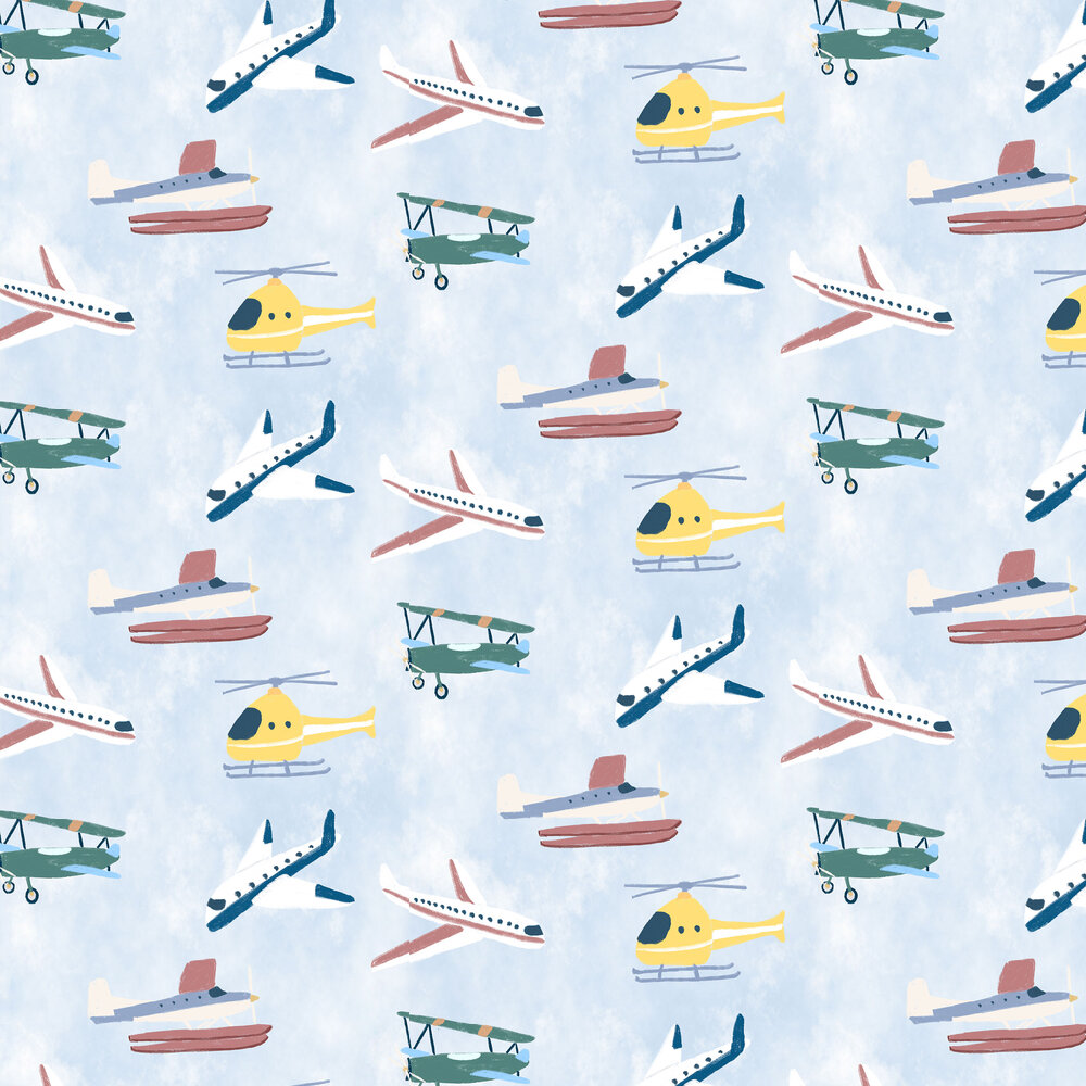 Draft Planes Wallpaper - Sky - by Coordonne