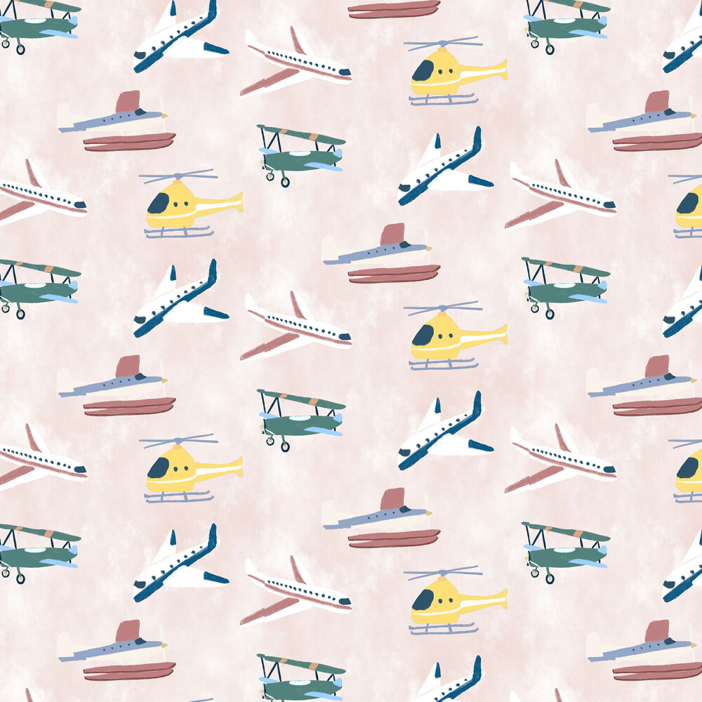 Draft Planes Wallpaper - Sunrise - by Coordonne