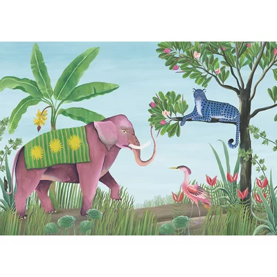 Coordonne Mural Jungle Friends 9700151