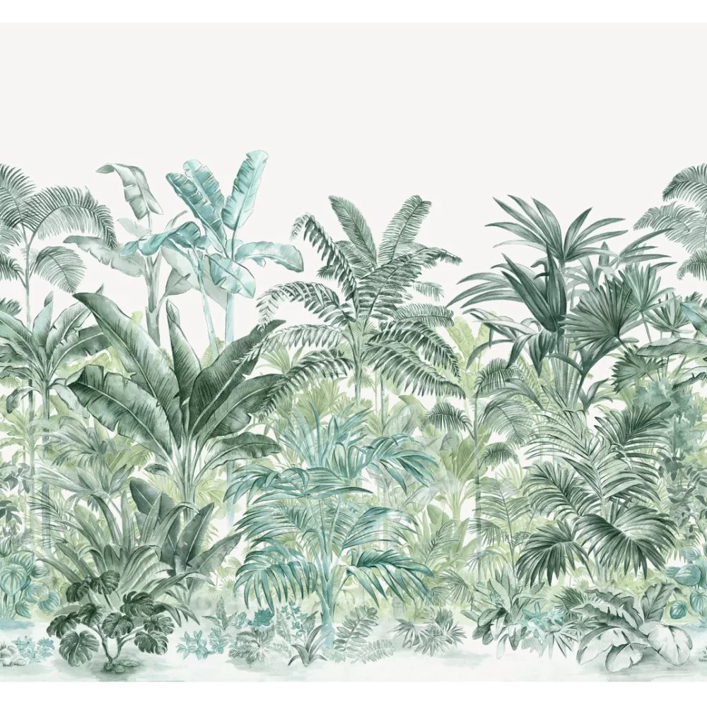 Pride Palms by Rebel Walls - Green - Mural : Wallpaper Direct