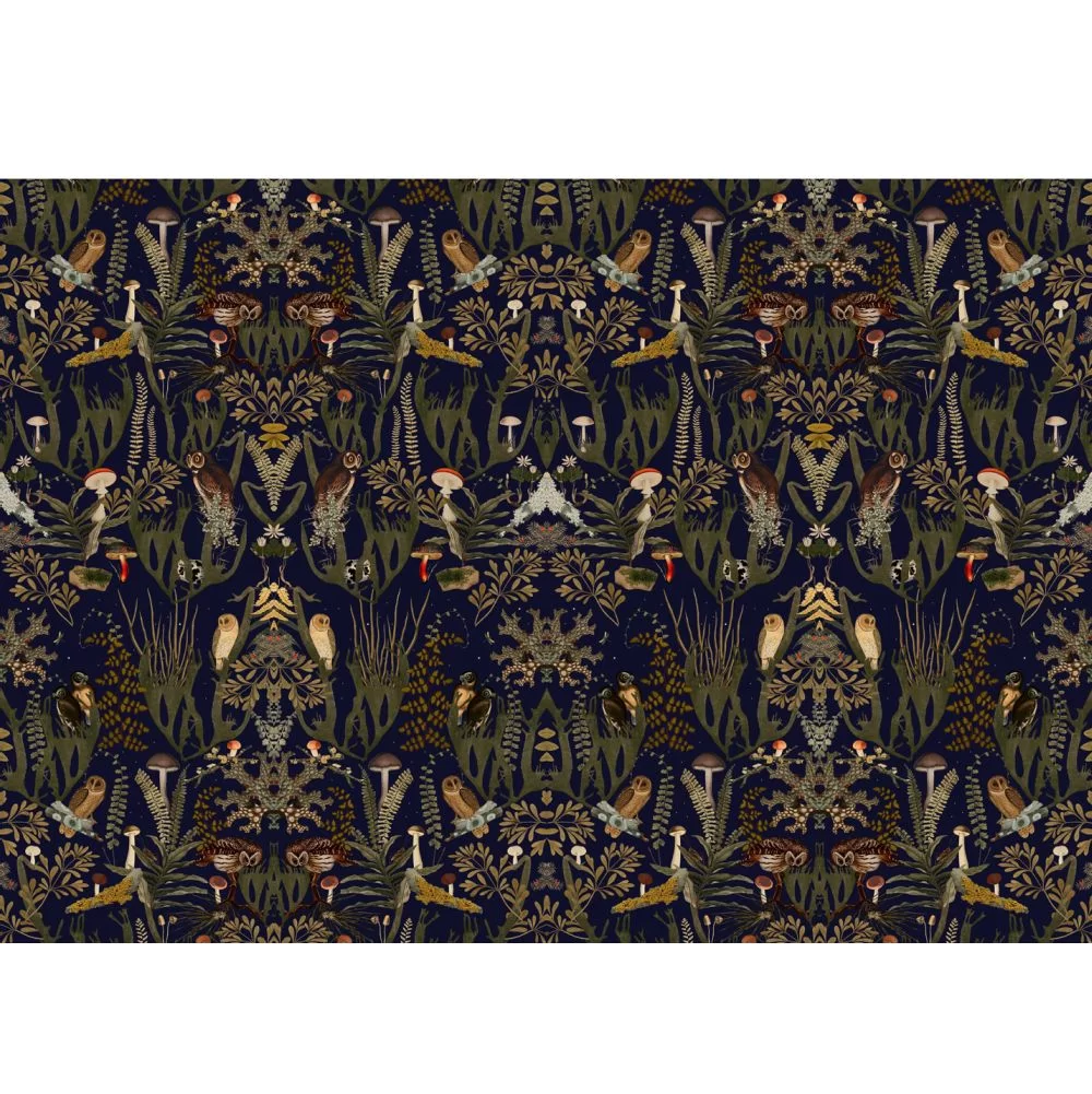 The Swedish Forest by Rebel Walls - Ink - Mural : Wallpaper Direct
