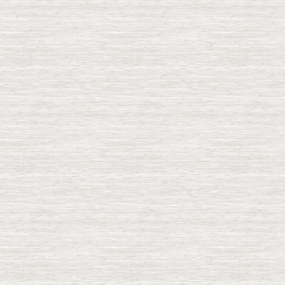 Faux Natural weave Wallpaper - White - by Coordonne