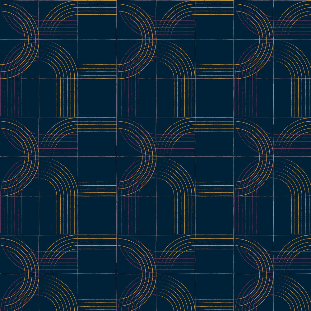 Frecuency Wallpaper - Midnight - by Tres Tintas