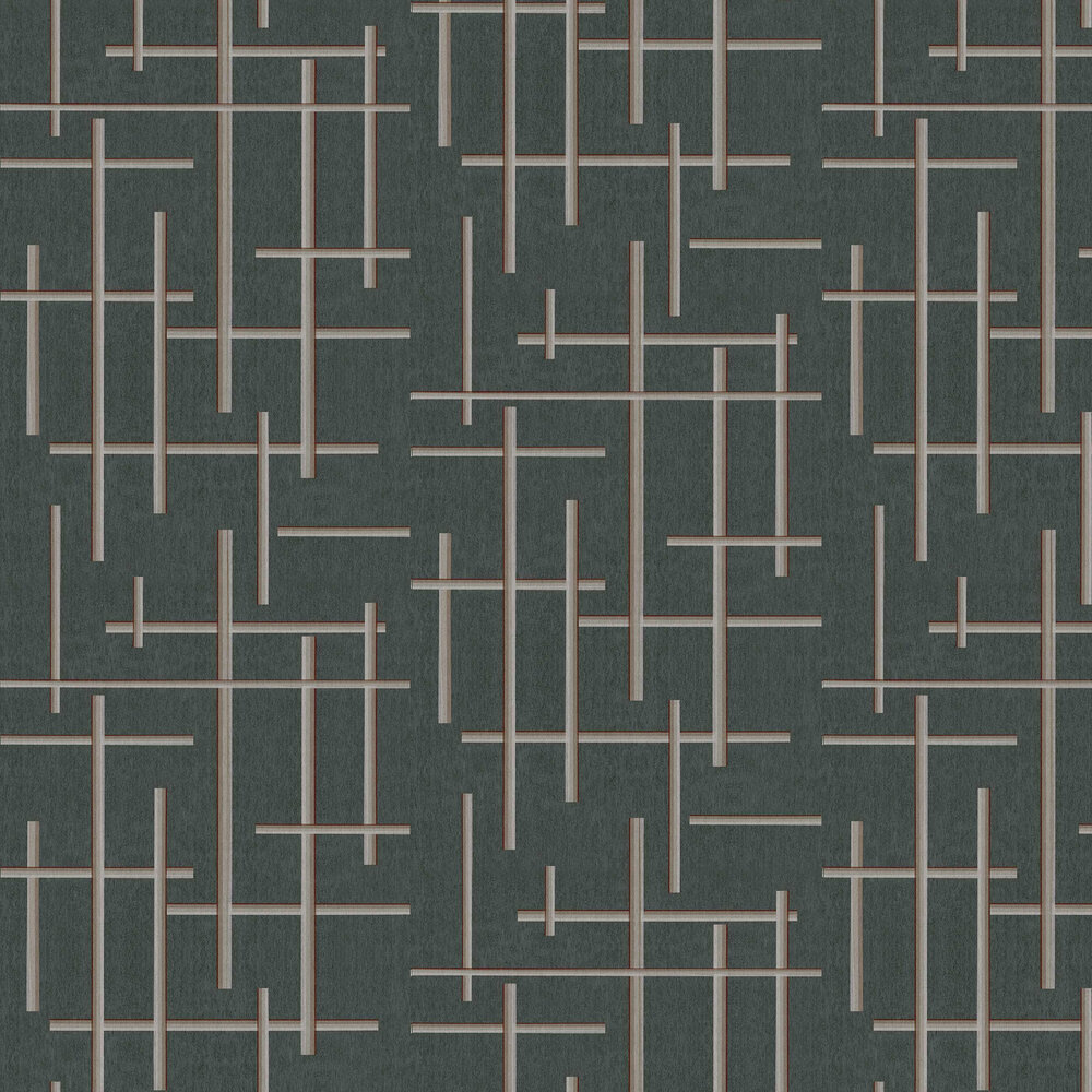 Cincetic Wallpaper - Dark Grey - by Tres Tintas