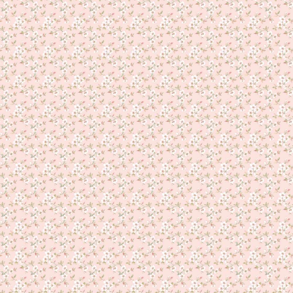 Anemone Mini Wallpaper - Pink - by Galerie