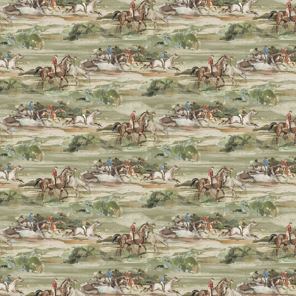 Morning Gallop Wallpaper - Antique - by Mulberry Home