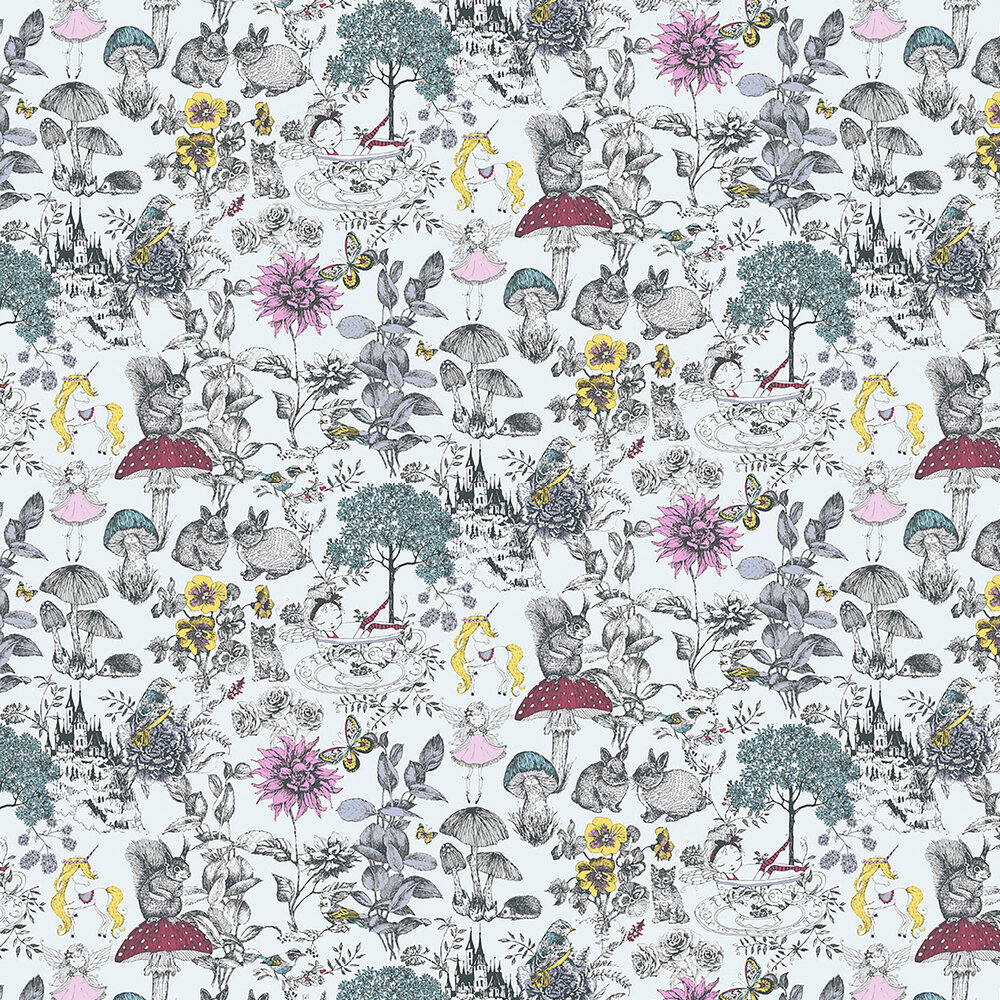 Woodland whimsy Wallpaper - Multi - by Albany