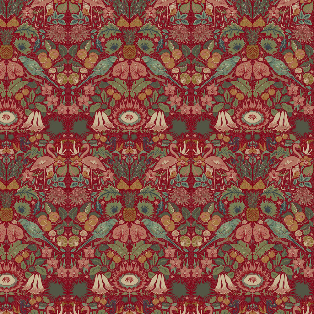 Oasis Wallpaper - Crimson - by Wear The Walls