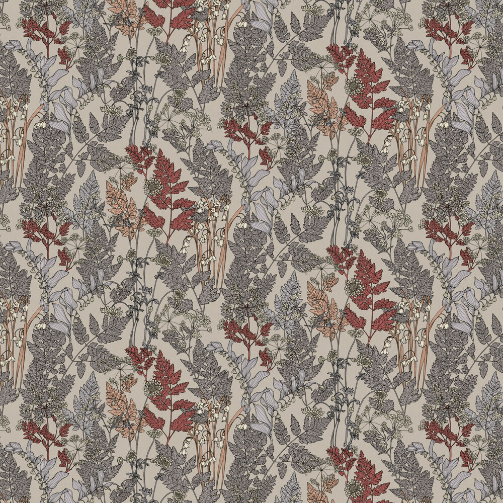 Field of Flowers Wallpaper - Taupe - by Architects Paper