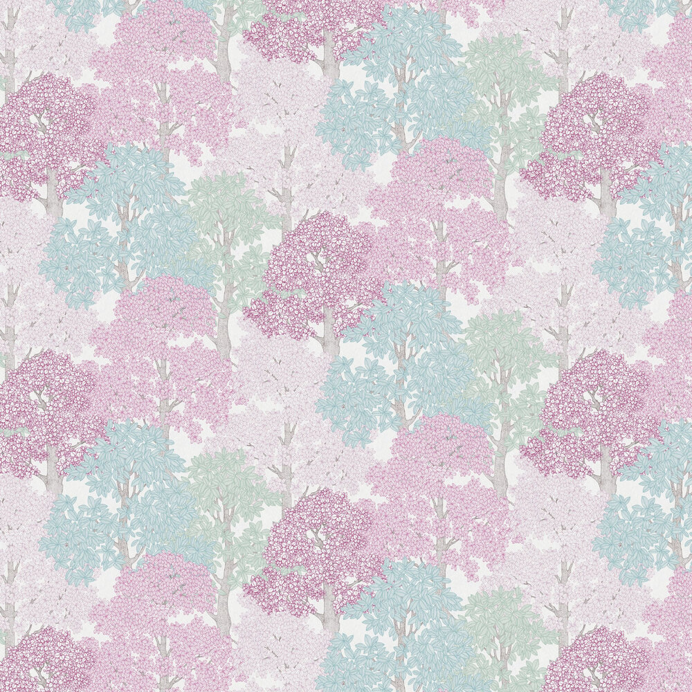 Forest Wallpaper - Blush - by Architects Paper