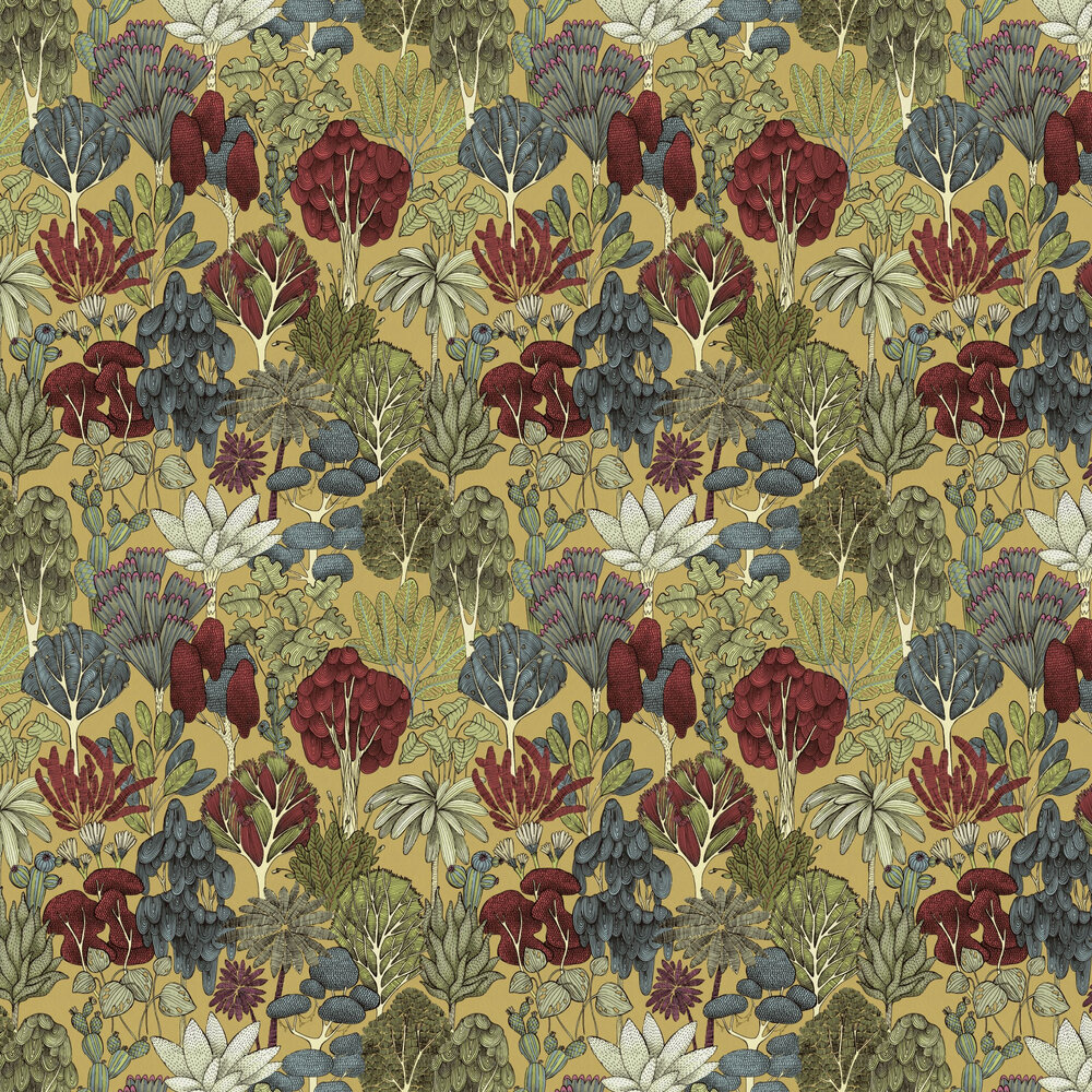 Tropical Forest Wallpaper - Ochre - by Architects Paper