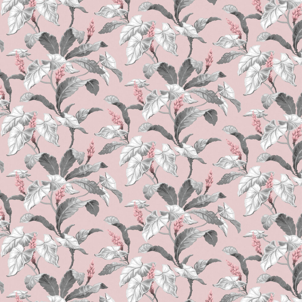 Meridian Parade Wallpaper - Pink - by Crown