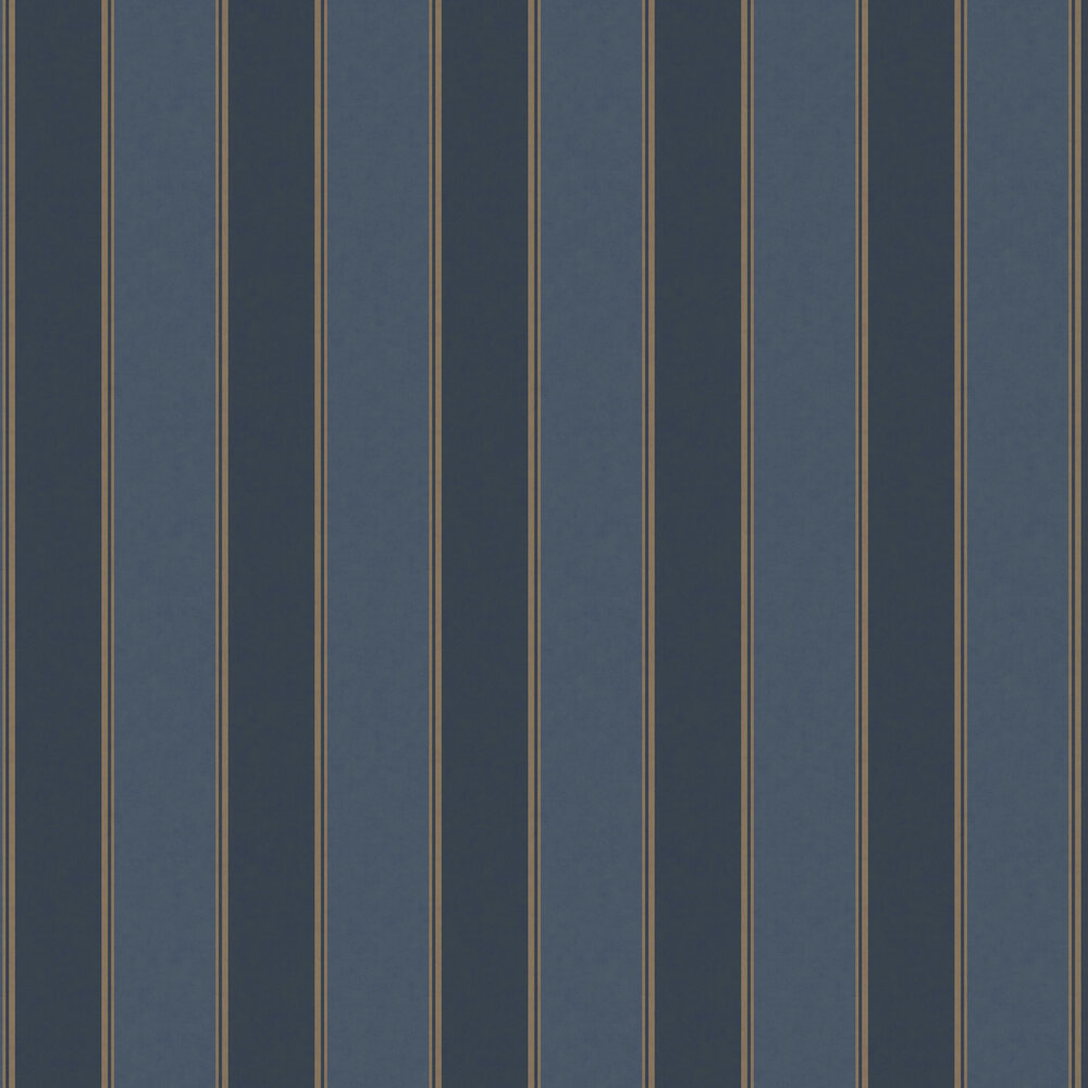 Stripe Wallpaper - Blue - by Crown