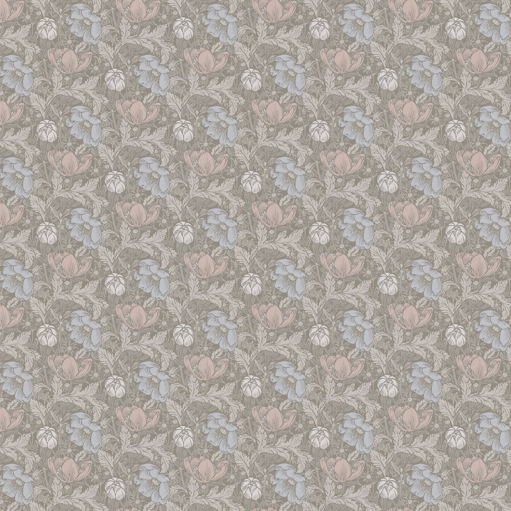 May Floral Wallpaper - Chalk Multi - by Albany