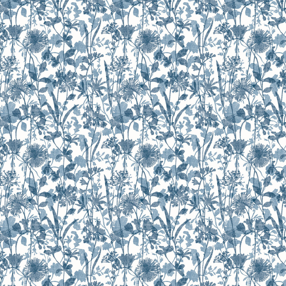 Aubree Wallpaper - Blue - by Scott Living