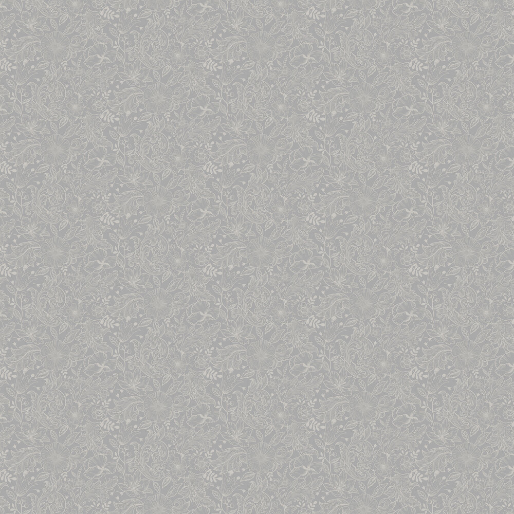 Wilma Wallpaper - Grey - by Galerie