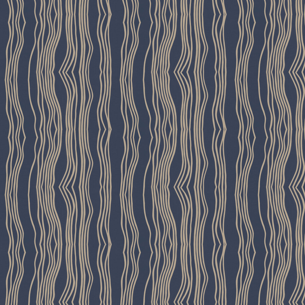 Tectonic Faults Wallpaper - Sapphire - by Coordonne