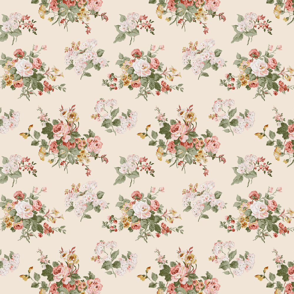 Rosemore  Wallpaper - Pale Sable - by Laura Ashley