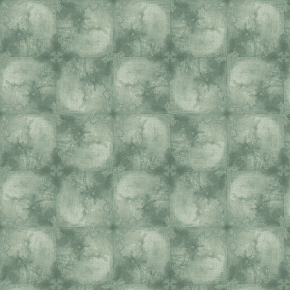 Crystalline Wallpaper - Emerald - by 1838 Wallcoverings