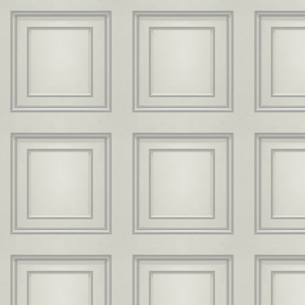 Amara Panel Wallpaper - Off White / Silver - by Albany