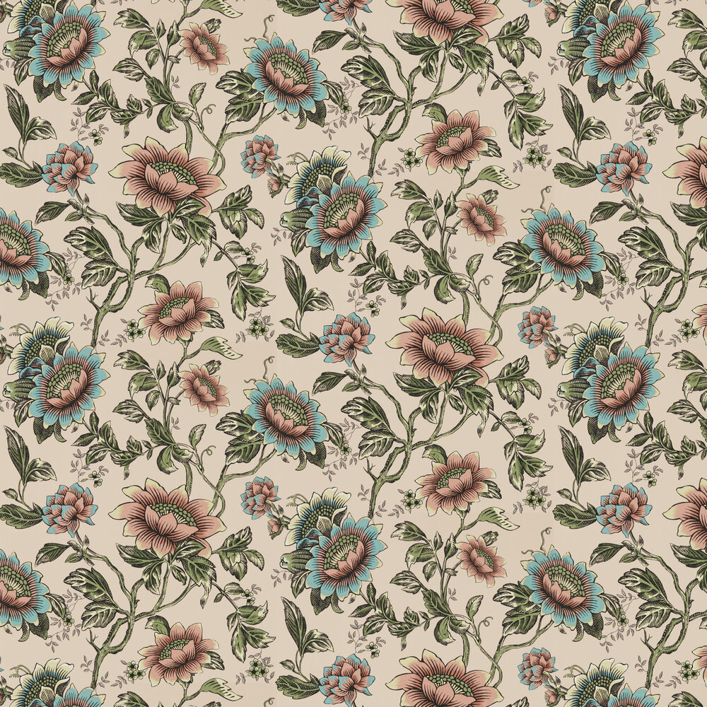 Tonquin Wallpaper - Blush - by Wedgwood by Clarke & Clarke