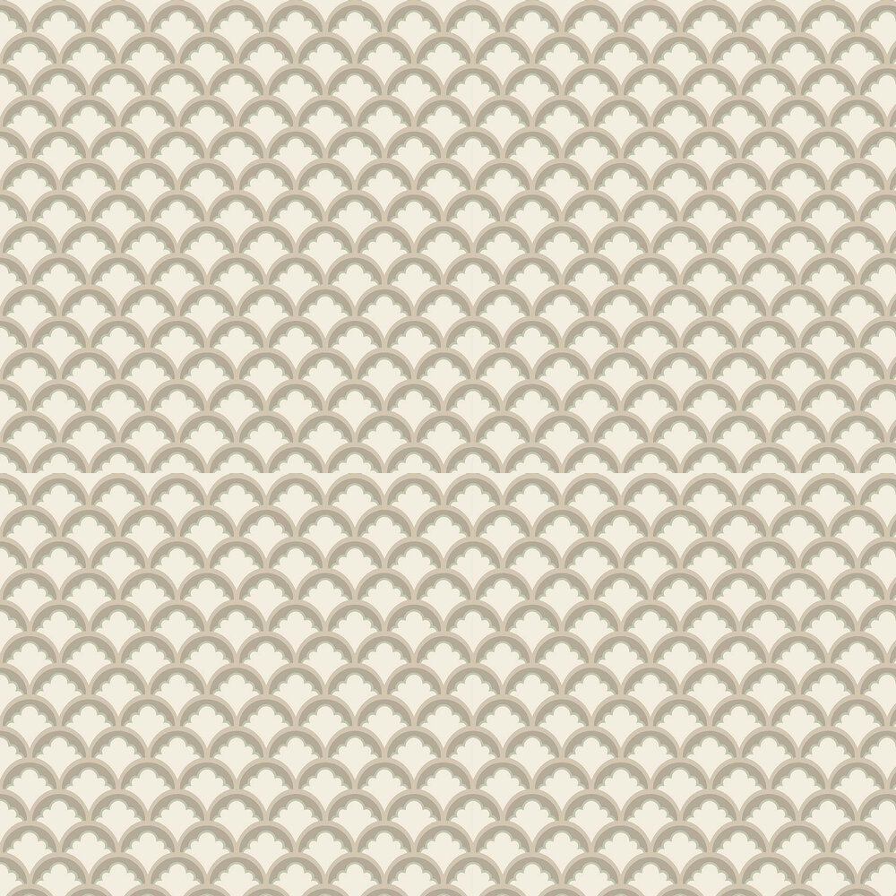 Mount Temple Small Wallpaper - Pebble - by G P & J Baker