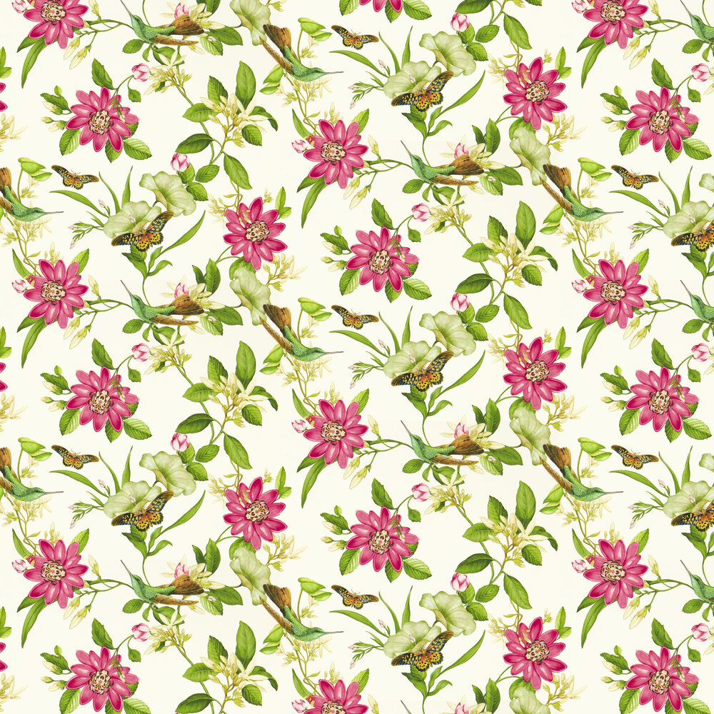Pink Lotus Wallpaper - Ivory - by Wedgwood by Clarke & Clarke