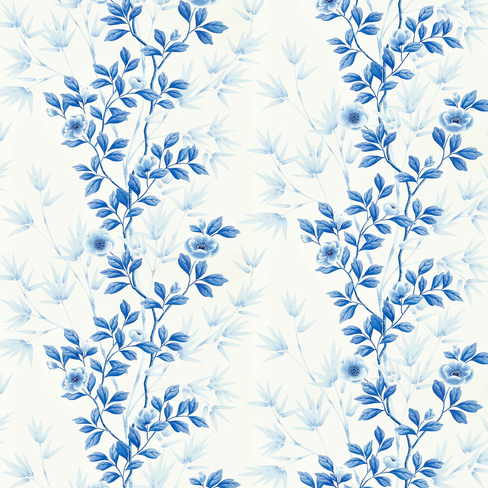 Lady Alford  Wallpaper - Porcelain / China Blue - by Harlequin