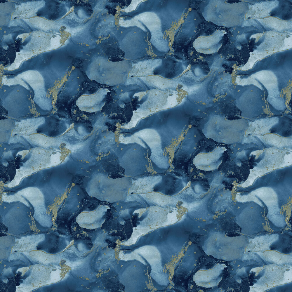 Parian Wallpaper - Navy - by Albany