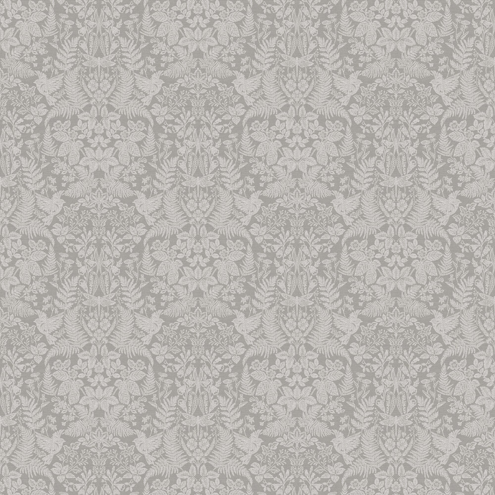 Loxley Wallpaper - Grey - by Albany