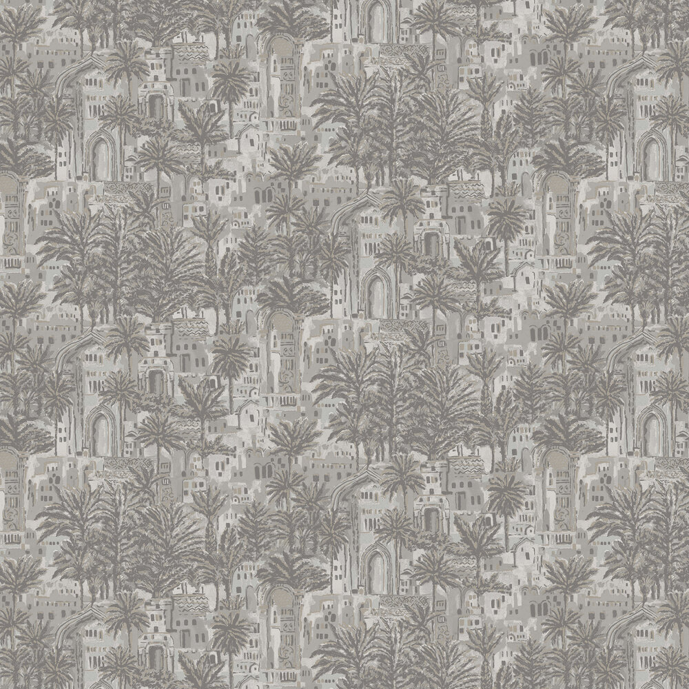 Tipaza Wallpaper - Grey - by Albany